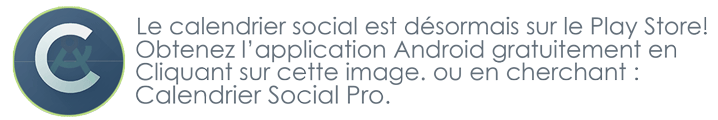 Application android calendrier social des pros